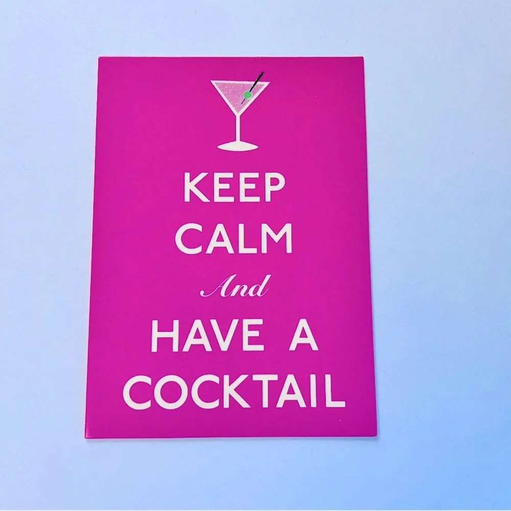 Keep Calm and Carry On Card Set 7 Blank Cards 8 Envelopes Matching Box